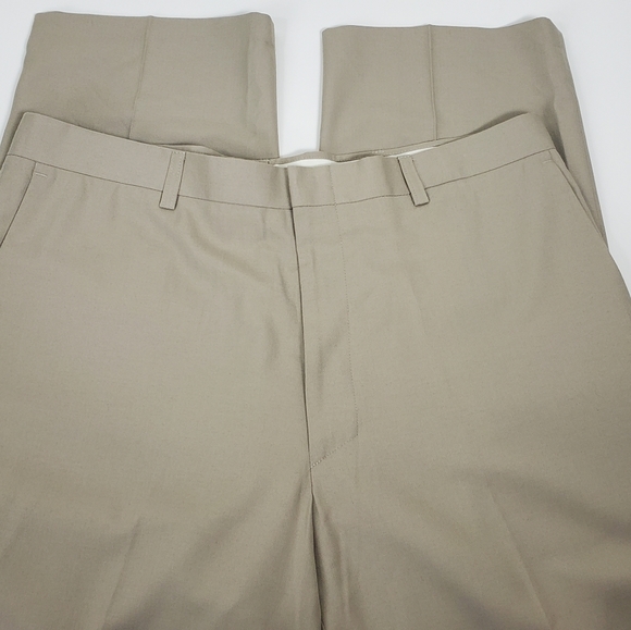 NWT Kenneth Cole Reaction khaki trouser pants 38× 34 - Picture 10 of 13